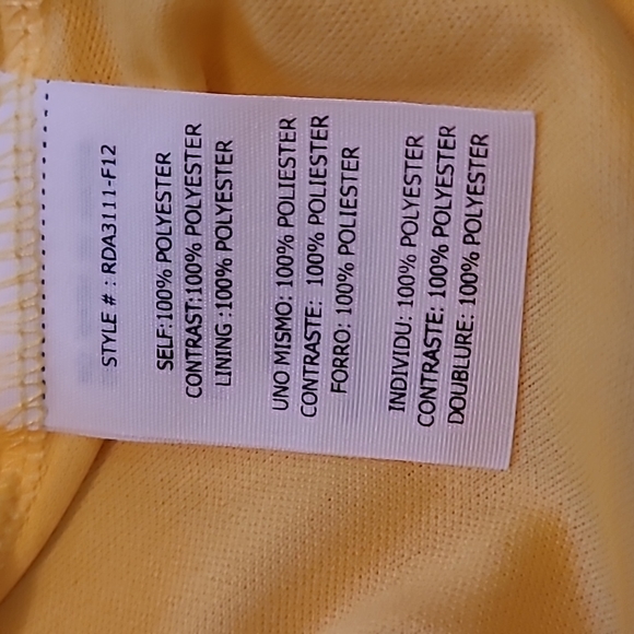 Ryu Purple & Yellow Pleated Blouse Top w/ Purple Tie at the Waist Floral - Picture 13 of 17